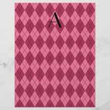 Jacquard rose de monogramme prospectus