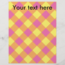 Jacquard rose jaune sur l'orange tract personnalisé