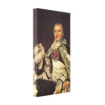Jacques-Louis David - compte De Nantes Francais Impression Sur Toile