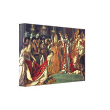 Jacques-Louis David - couronnement chez Notre Dame Toiles Tendues