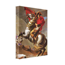 Jacques-Louis David - le napoléon croise le passag Toiles Tendues