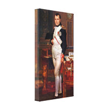 Jacques-Louis David - portrait de napoléon Toiles Tendues Sur Châssis