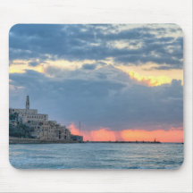 Jaffa au coucher du soleil tapis de souris