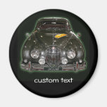 Jaguar avec le texte fait sur commande aimant