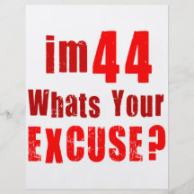 J'ai 44 ans, ce qui est votre excuse ? Anniversair Prospectus
