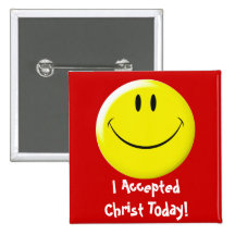 J'ai accepté le Christ aujourd'hui ! Pin's