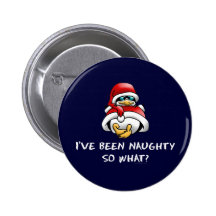 J'ai été vilain, ainsi ce qui ? badges avec agrafe