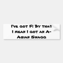 J'ai F ! Swagg asiatique Adhésifs Pour Voiture