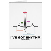 J'ai le rythme (ECG - le battement de coeur d'ECG) Cartes