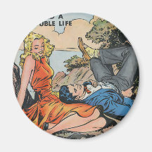 J'ai mené une double vie magnets pour réfrigérateur