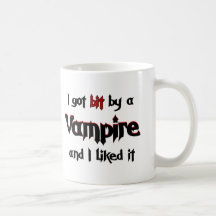 J'ai obtenu le peu par un vampire tasses