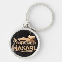 J'ai survécu à Hákarl Keychain Porte-clé