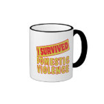 J'AI SURVÉCU À LA VIOLENCE FAMILIALE TASSE À CAFÉ