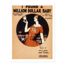 J'ai trouvé un Songbook vintage Cov de Million Dol Carte Postale