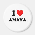 J'aime Amaya Magnets Pour Réfrigérateur