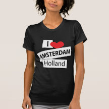 J'aime Amsterdam Hollande T-shirt