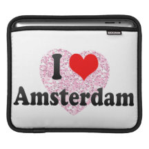 J'aime Amsterdam, Pays-Bas Housses iPad