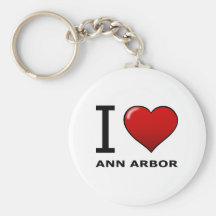 J'AIME ANN ARBOR, MI - MICHIGAN PORTE-CLÉ