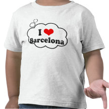 J'aime Barcelone, Espagne T-shirt