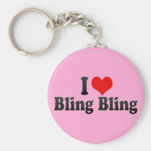 J'aime Bling Bling Porte-clefs