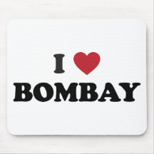 J'aime Bombay Inde Tapis De Souris