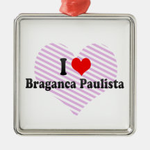 J'aime Braganca Paulista, Brésil Décoration Pour Sapin De Noël