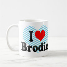 J'aime Brodie Tasse À Café