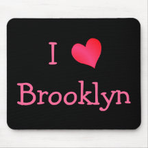 J'aime Brooklyn Tapis De Souris