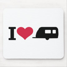 J'aime camper - caravane tapis de souris