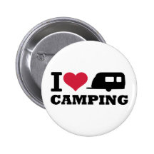 J'aime camper pin's avec agrafe