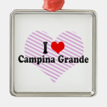 J'aime Campina grand, Brésil Décorations De Noël
