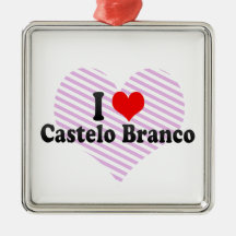J'aime Castelo Branco, Portugal Décoration De Noël