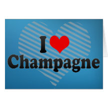 J'aime Champagne Cartes De Vœux