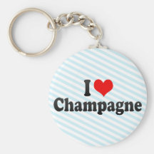 J'aime Champagne Porte-clefs