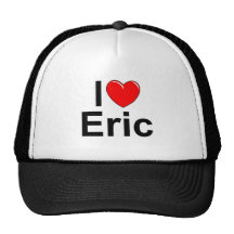 J'aime (coeur) Éric Casquettes De Camionneur