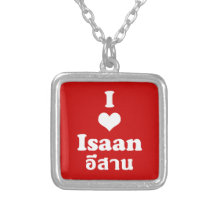 J'aime (coeur) Isaan Pendentif