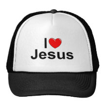 J'aime (coeur) Jésus Casquettes