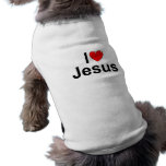 J'aime (coeur) Jésus Manteaux Pour Animaux Domestiques