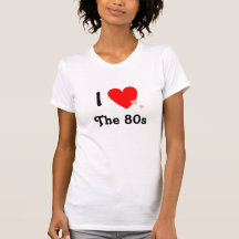 J'aime (coeur) les années 80 t-shirts