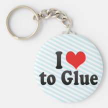 J'aime coller porte-clef