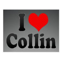 J'aime Collin Cartes Postales