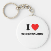 J'aime commercialiser porte-clef