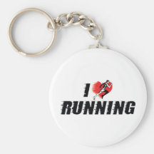 J'aime courir Keychain Porte-clef