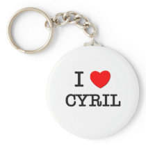 J'aime Cyrille porte-clés
