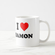 J'aime Damon Tasse À Café