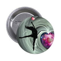 J'aime danser ! badges avec agrafe