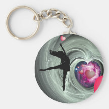 J'aime danser ! porte-clefs