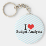 J'aime des analystes de budget porte-clé