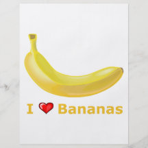 J'aime des bananes prospectus en couleur