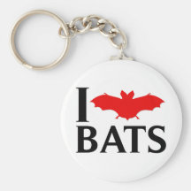 J'aime des battes porte-clés
